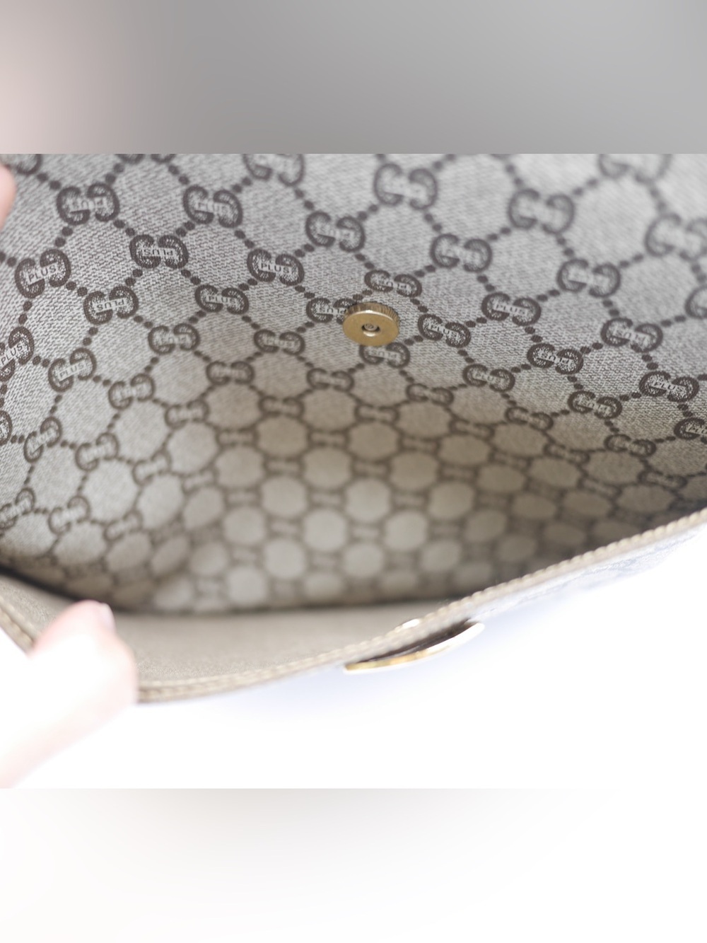 🍓GUCCI GG PVC Sherryline Shoulder Bag - Picture 7 of 16
